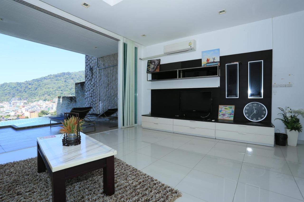 Seaview Villa Patong 芭东海景3卧别墅 5分钟到江西冷 4Bdr Pool エクステリア 写真